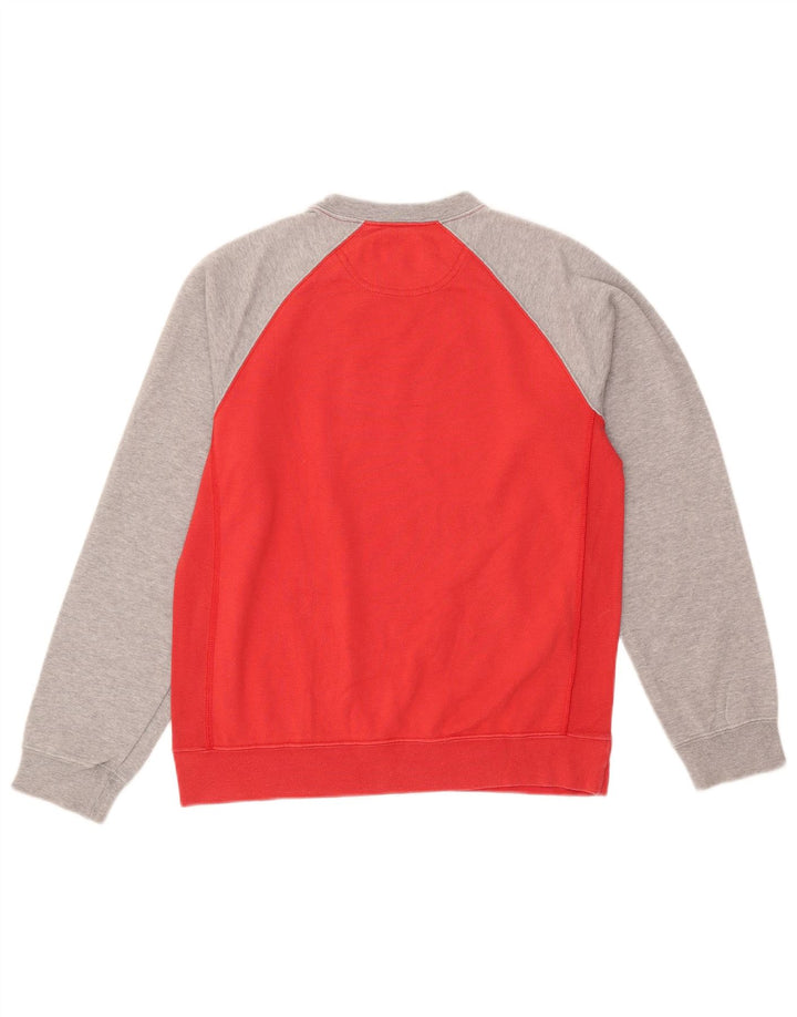 Ανδρικό γραφικό φούτερ Champion Jumper Small Red Colourblock