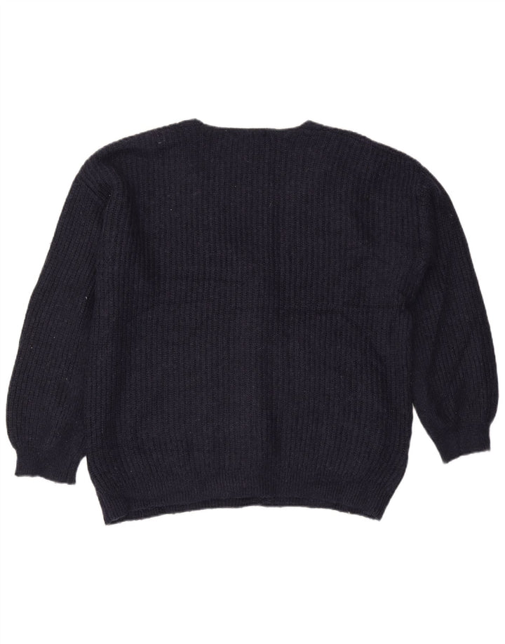 Marks & Spencer Γυναικείο πουλόβερ UK 14 Medium Navy Blue Ακρυλικό