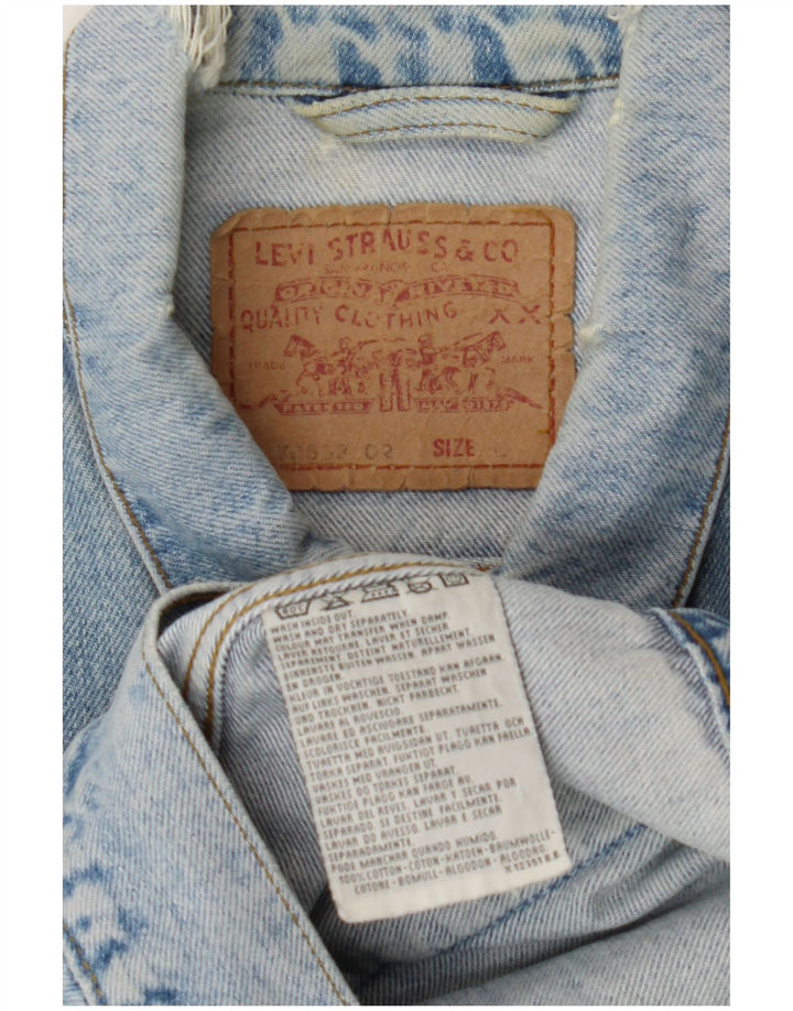 Ανδρικό τζιν μπουφάν Levi's UK 40 μεγάλο μπλε βαμβακερό