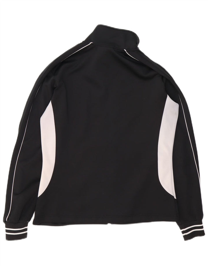 Γυναικεία αθλητική φόρμα Asics Top Jacket UK 14 Medium Black Colourblock Polyester