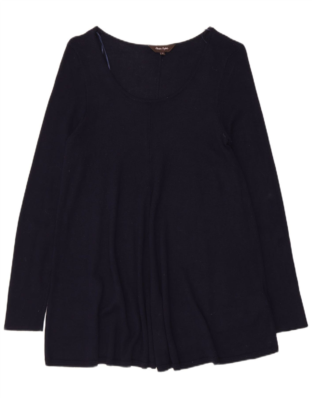 ΦΑΣΗ ΟΓΔΟ Γυναικεία μακρυμάνικη μπλούζα μπλούζα UK 12 μεσαία μπλε βισκόζη