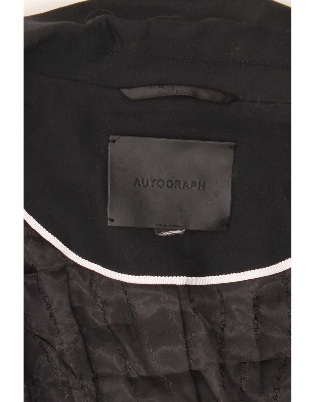Marks & Spencer Γυναικείο Αυτόγραφο Μπουφάν 1 Κουμπί Blazer UK 18 XL Μαύρο