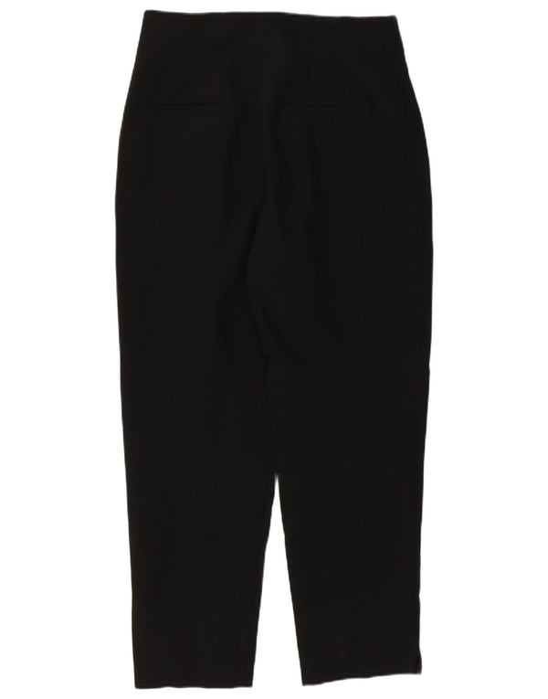 Zara Γυναικείο κωνικό παντελόνι casual EU 38 Small W28 L26 μαύρο πολυεστέρα