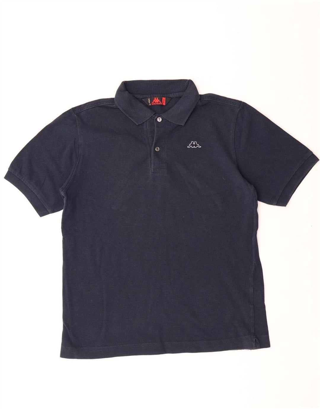 KAPPA Mens Polo Shirt Small Navy Blue Cotton