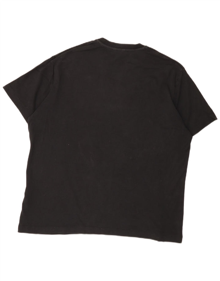 Massimo Dutti Ανδρικό T-Shirt Top 2XL Μαύρο βαμβακερό
