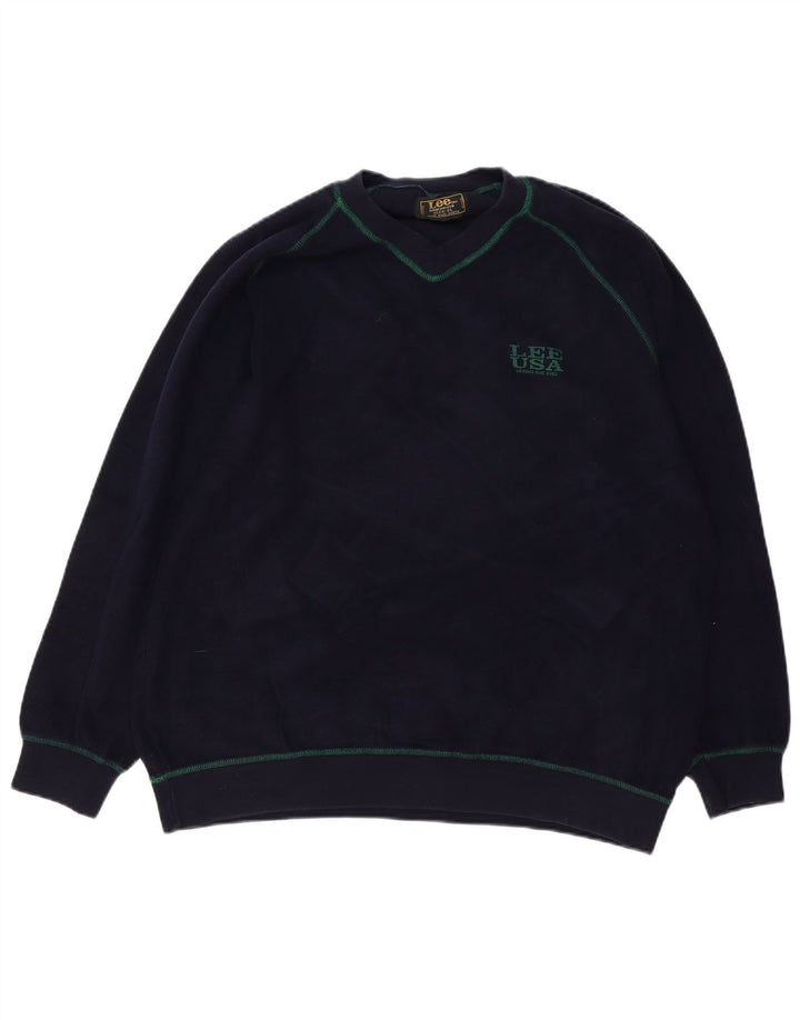 Ανδρικό φούτερ LEE Jumper XL Navy Blue Cotton