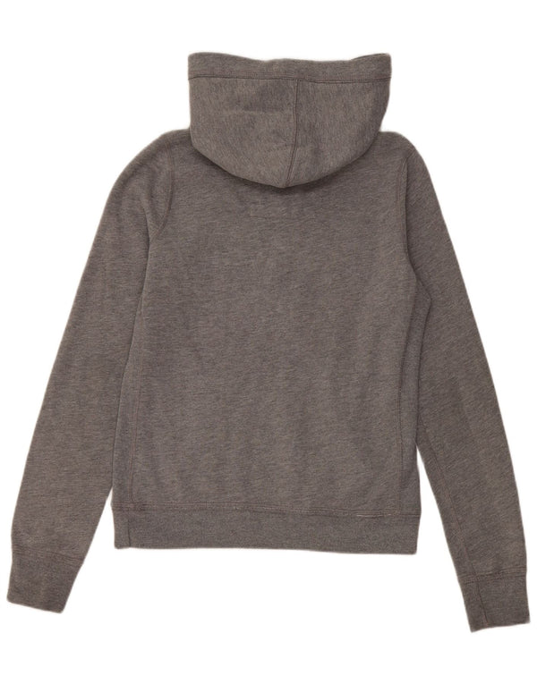 Abercrombie & Fitch Γυναικεία κουκούλα με κουκούλα, 12, βαμβακερά μεσαία γκρι