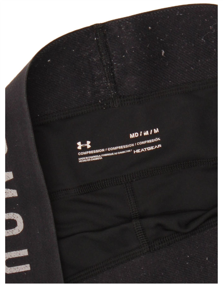 Γυναικεία γραφικά κολάν UNDER Armour Heat Gear UK 12 Medium Black