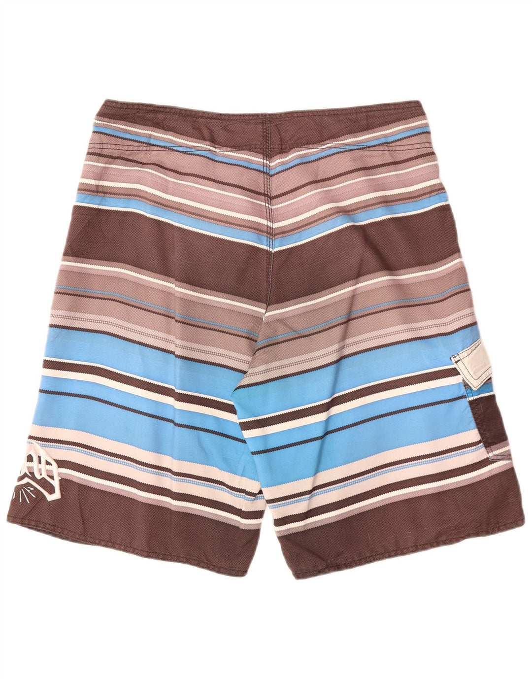 BILLABONG Ανδρικό γραφικό σορτς κολύμβησης με μεσαίο γκρι ριγέ πολυεστέρα