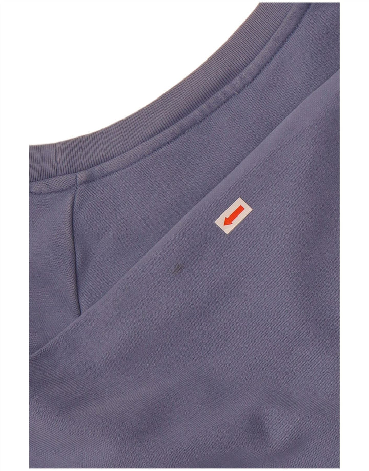 Γυναικείο γραφικό φούτερ Levi's Oversized Crop Jumper UK 16 Large Blue