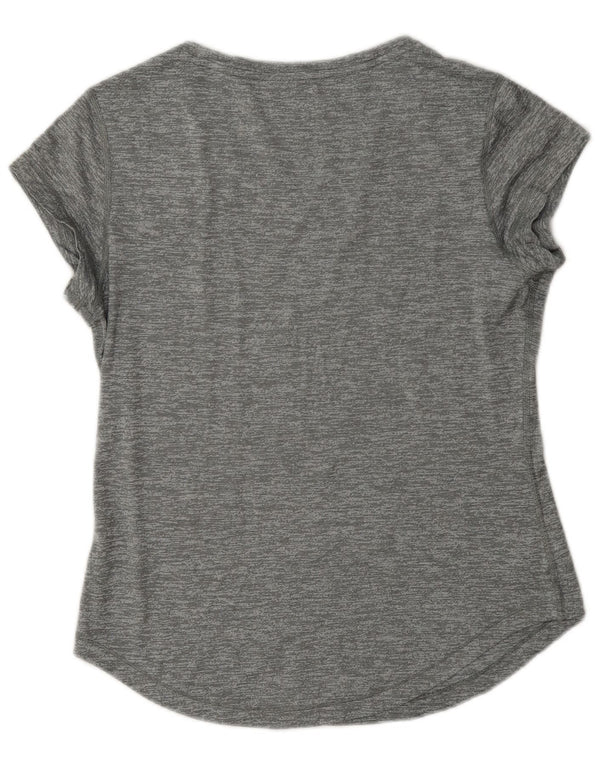 Γυναικείο γραφικό μπλουζάκι Puma Top UK 14 Large Grey Flecked