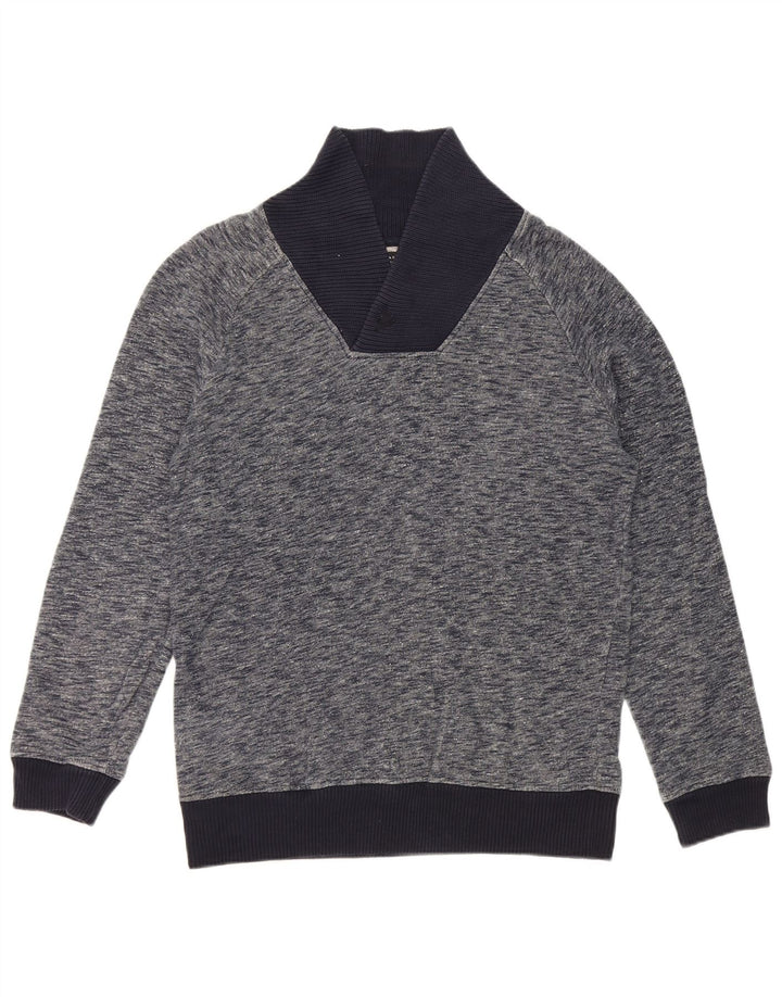 Ανδρικό φούτερ Zara Jumper Large Navy Blue Flecked
