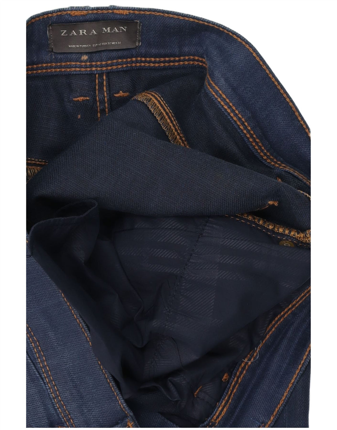 Zara Ανδρικό Slim Jeans EU 42 Large W32 L31 Navy Blue