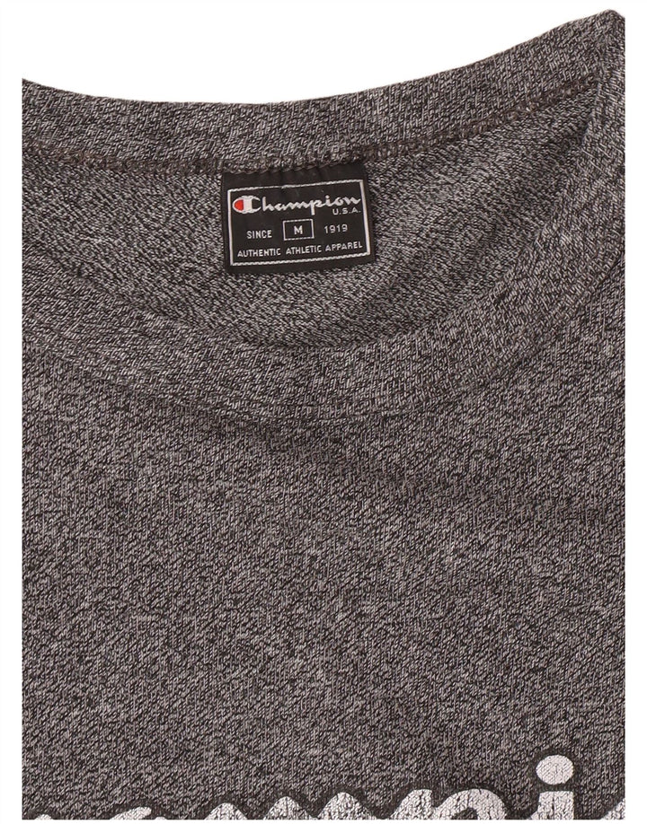 Ανδρικό γραφικό T-shirt Champion Top Medium Grey Flecked