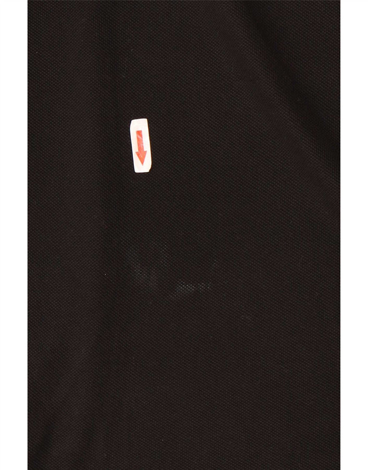 Ανδρικό πουκάμισο πόλο Lacoste 8 3XL Μαύρο