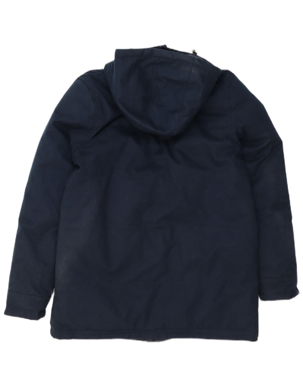 Crew Clothing Ανδρικό μπουφάν με κουκούλα UK 36 Small Navy Blue Polyester