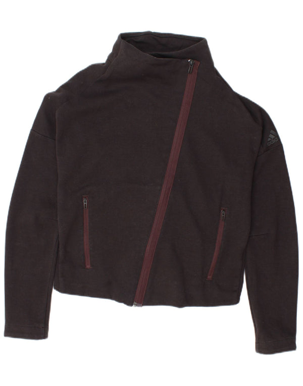 Γυναικεία αθλητική φόρμα Adidas Top Jacket UK 8/10 Small Black