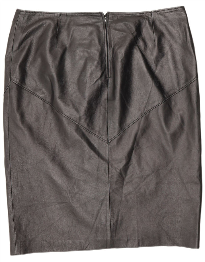 Vintage Γυναικεία Δερμάτινη Φούστα W42 3XL Μαύρη