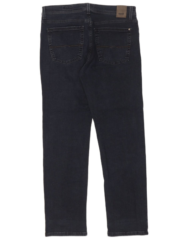 Pioneer Mens Straight Jeans W34 L30 Navy Blue Cotton