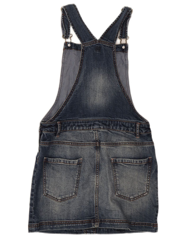 Fat Face Girls Dungaree τζιν φούστα 12-13 ετών W28 Μπλε βαμβακερό