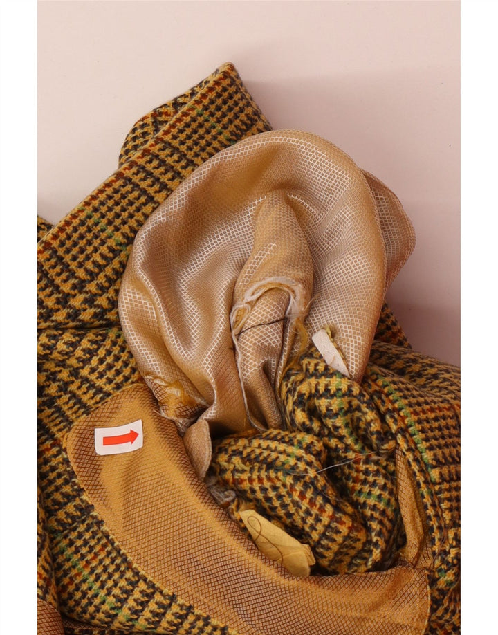 BYBLOS Ανδρικό σακάκι σακάκι με 3 κουμπιά IT 54 2XL Yellow Houndstooth