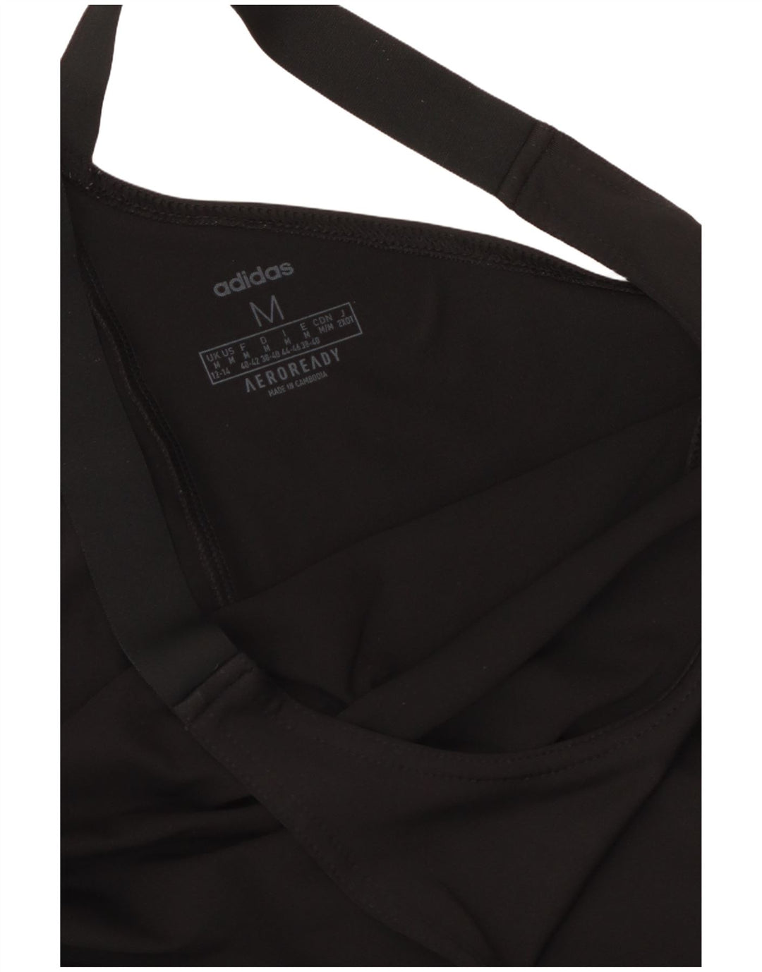 ADIDAS Γυναικείο Aeroready Vest Top UK 12/14 Medium Black