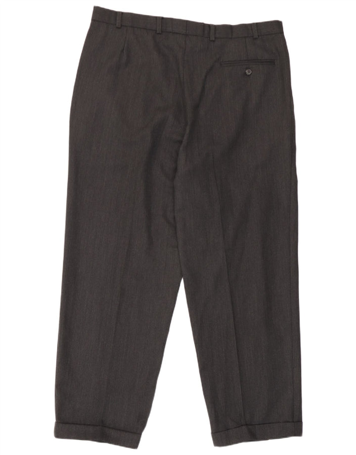 Marks & Spencer Ανδρικά παντελόνια St. Michael Pegged W38 L29 Grey Wool