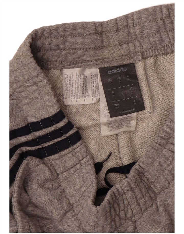 Ανδρικό αθλητικό σορτς ADIDAS μικρό γκρι βαμβακερό