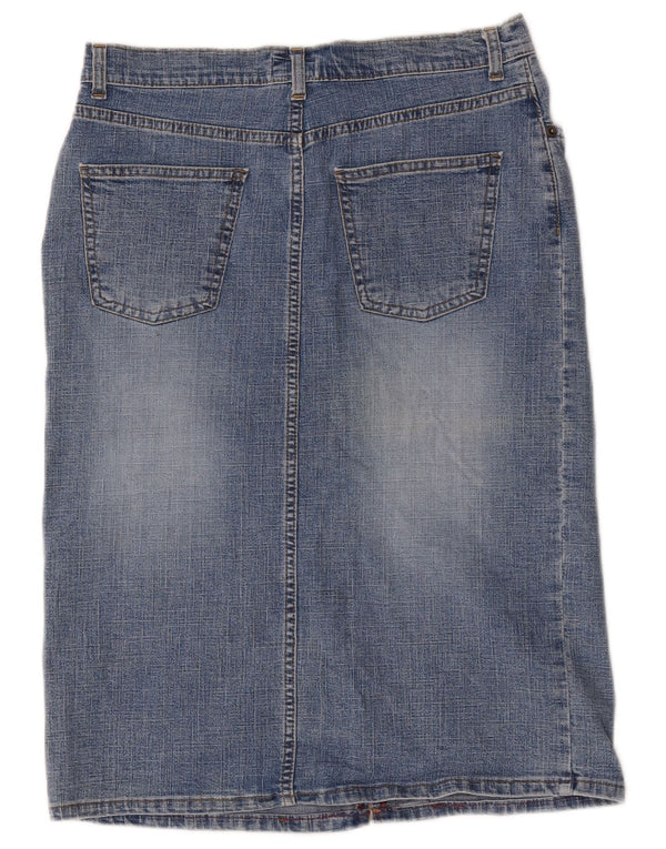 Oasis Γυναικεία Τζιν Φούστα UK 12 Medium W30 Μπλε