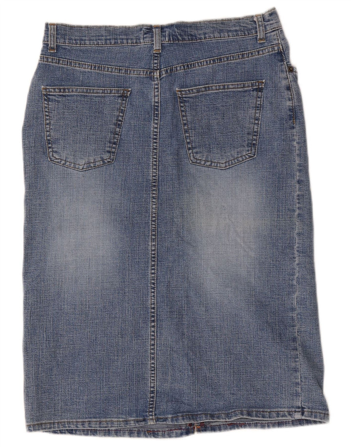 Oasis Γυναικεία Τζιν Φούστα UK 12 Medium W30 Μπλε