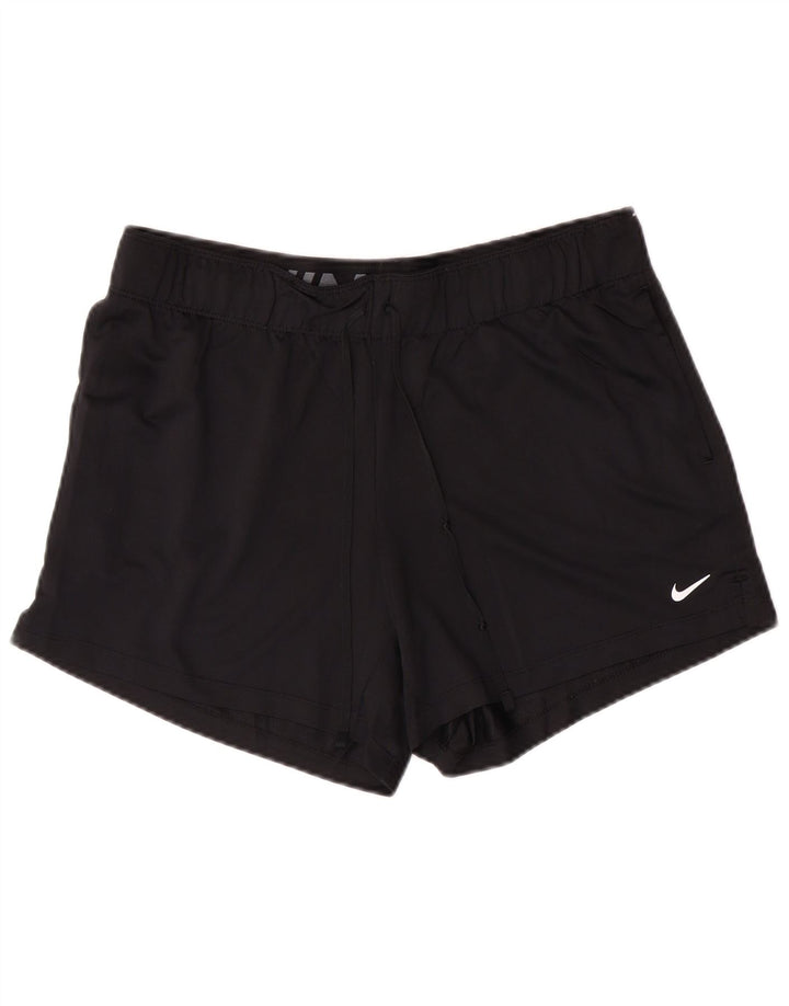 Γυναικείο αθλητικό σορτς NIKE Dri Fit UK 14 μεσαίο μαύρο πολυεστέρα