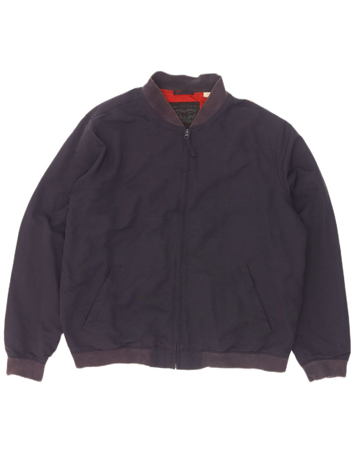 Ανδρικό μπουφάν Levi's Bomber UK 42 XL Navy Blue Polyamide