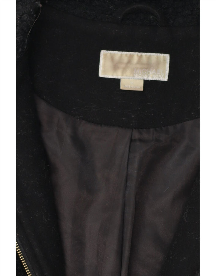 MICHAEL KORS Womens Overcoat UK 14 Medium Black Wool Vintage Michael Kors and Second-Hand Michael Kors from Messina Hembry 