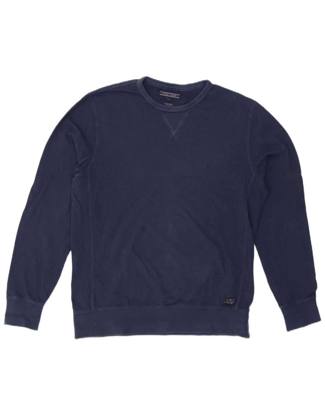 TOMMY HILFIGER Ανδρική φούτερ Vintage Fit Jumper Μεγάλο Navy Βαμβακερό