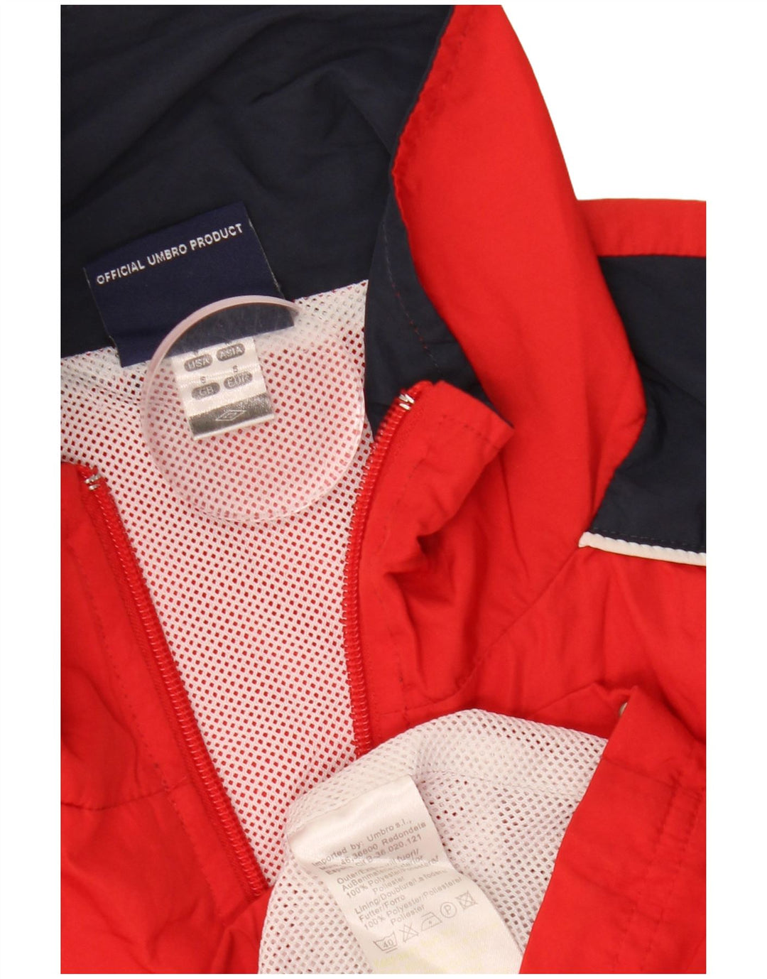 Ανδρική φόρμα γυμναστικής γραφική Umbro Top Jacket Μικρό Κόκκινο Colourblock Πολυεστέρας