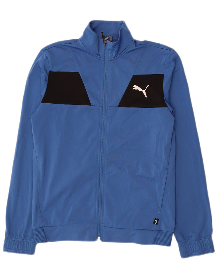 Μπουφάν Puma Boys αθλητική φόρμα 13-14 ετών μπλε πολυεστέρας