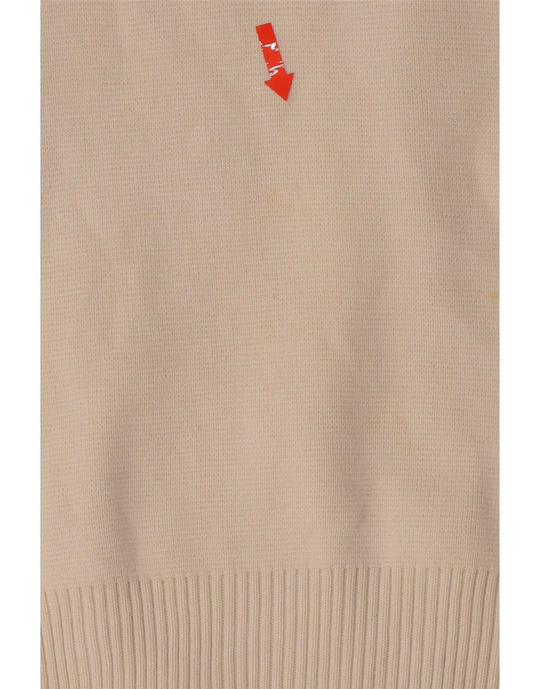 Zara ανδρικό γιλέκο Tank Top Large Off White Βαμβακερό