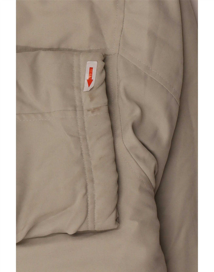 Vintage Ανδρικό Bomber Jacket UK 42 XL Beige Colourblock Polyester