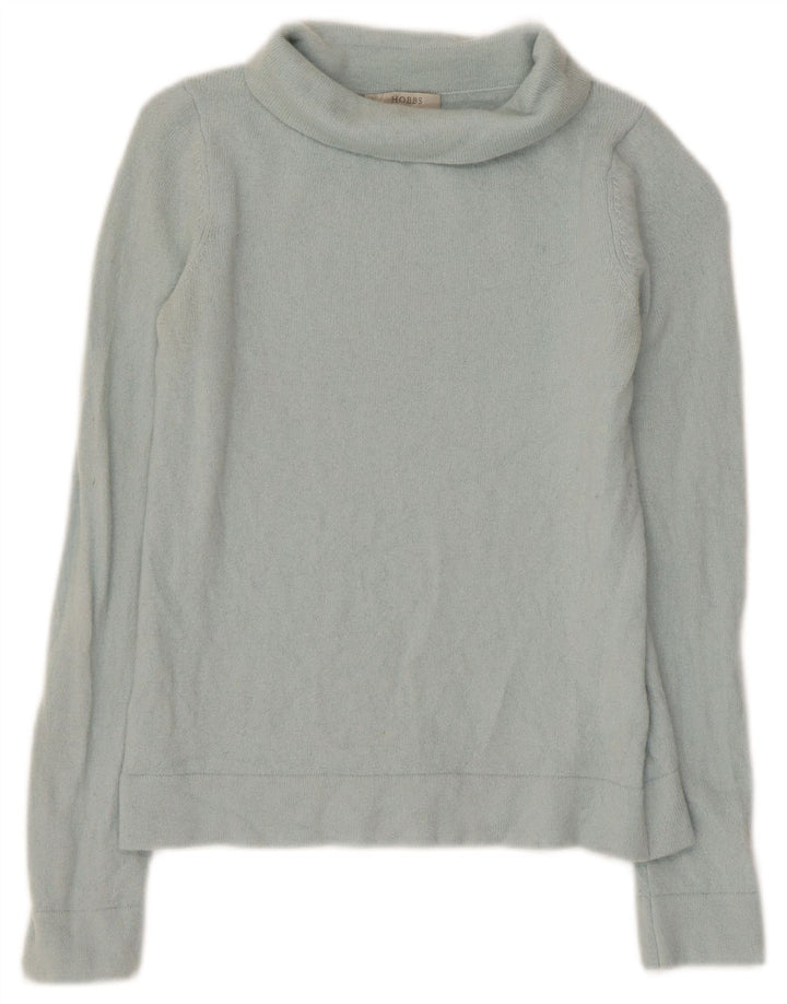 Γυναικείο πουλόβερ Hobbs Crop Roll Neck Jumper UK 4 XS Blue Wool
