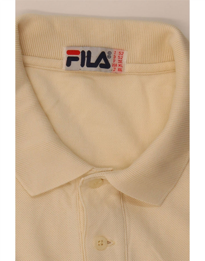 Fila Ανδρικό πουκάμισο πόλο IT 52 μεγάλο κίτρινο