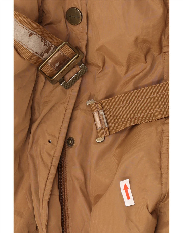 i Blues Γυναικείο παλτό UK 16 Large Brown Πολυεστέρας