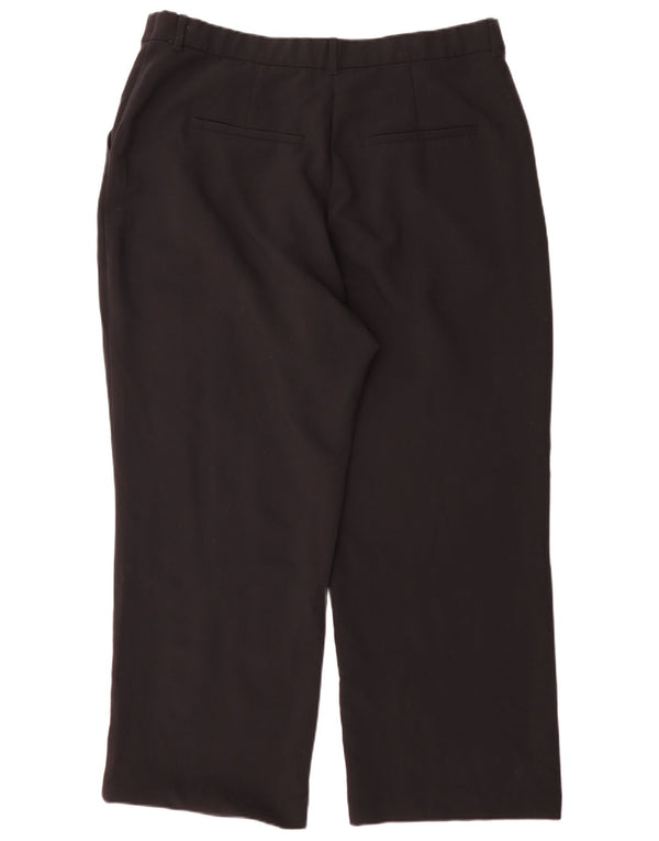 Γυναικείο ψηλόμεσο παντελόνι Chino Abercrombie & Fitch UK 18 XL W34 L30 μαύρο