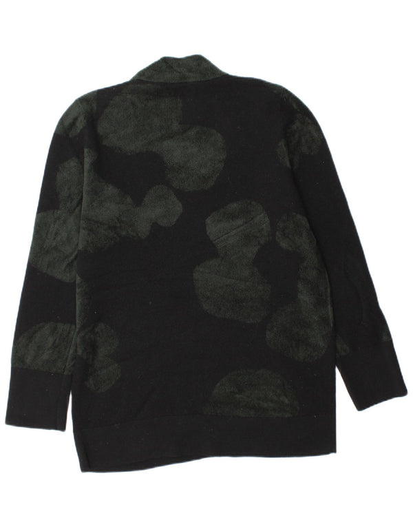 Cos Γυναικείο πουλόβερ με λαιμό χελώνα UK 10 Small Black Colourblock μαλλί