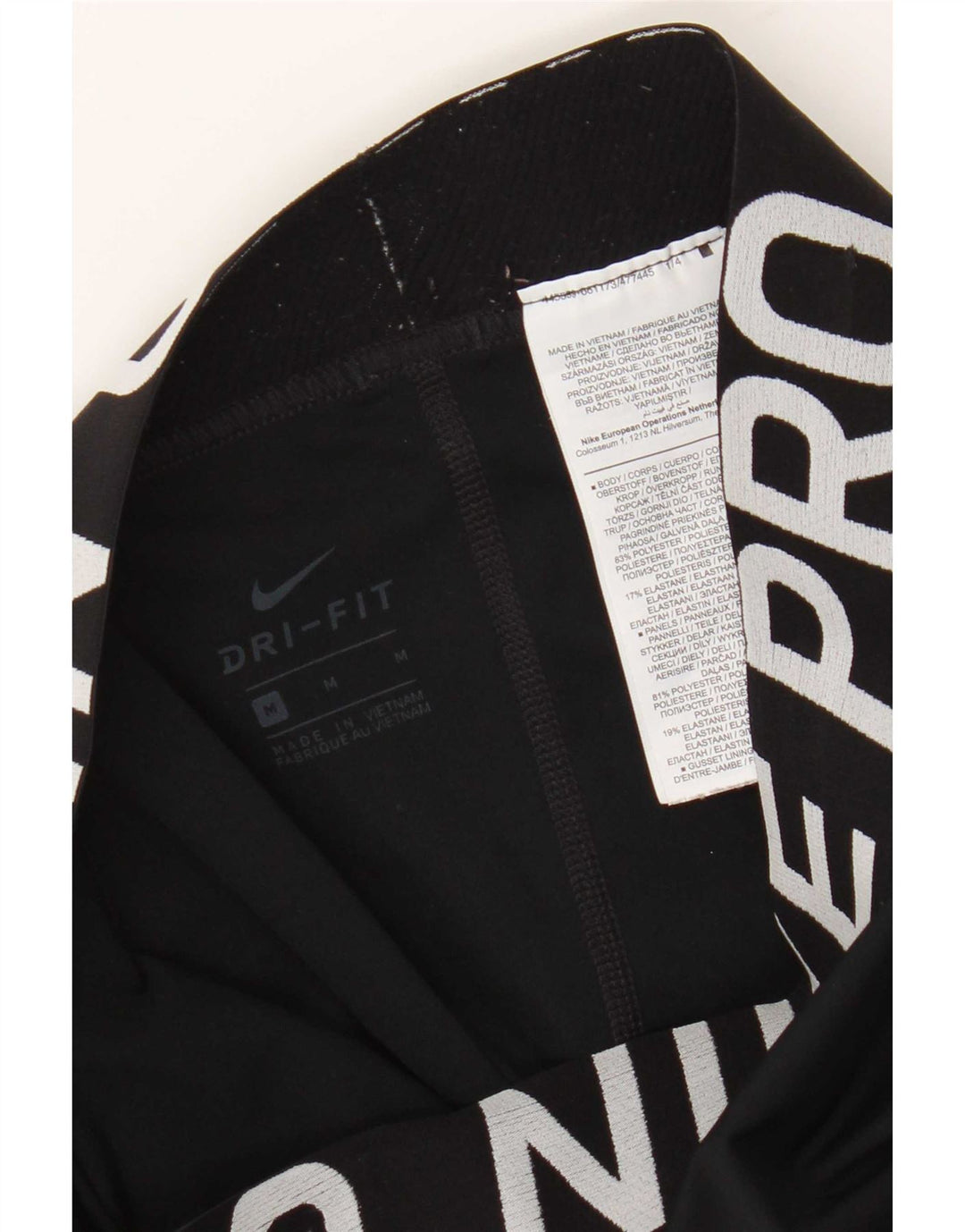 Γυναικεία κολάν Nike Dri Fit Graphic UK 12 Medium Black Polyester