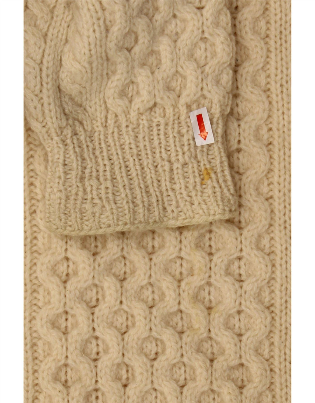 REPLAY Ανδρικό πουλόβερ με λαιμόκοψη XL Off White Wool