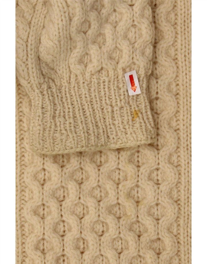 REPLAY Ανδρικό πουλόβερ με λαιμόκοψη XL Off White Wool