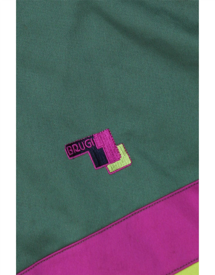 Ανδρική φόρμα Brugi Top Jacket XL Green Colourblock