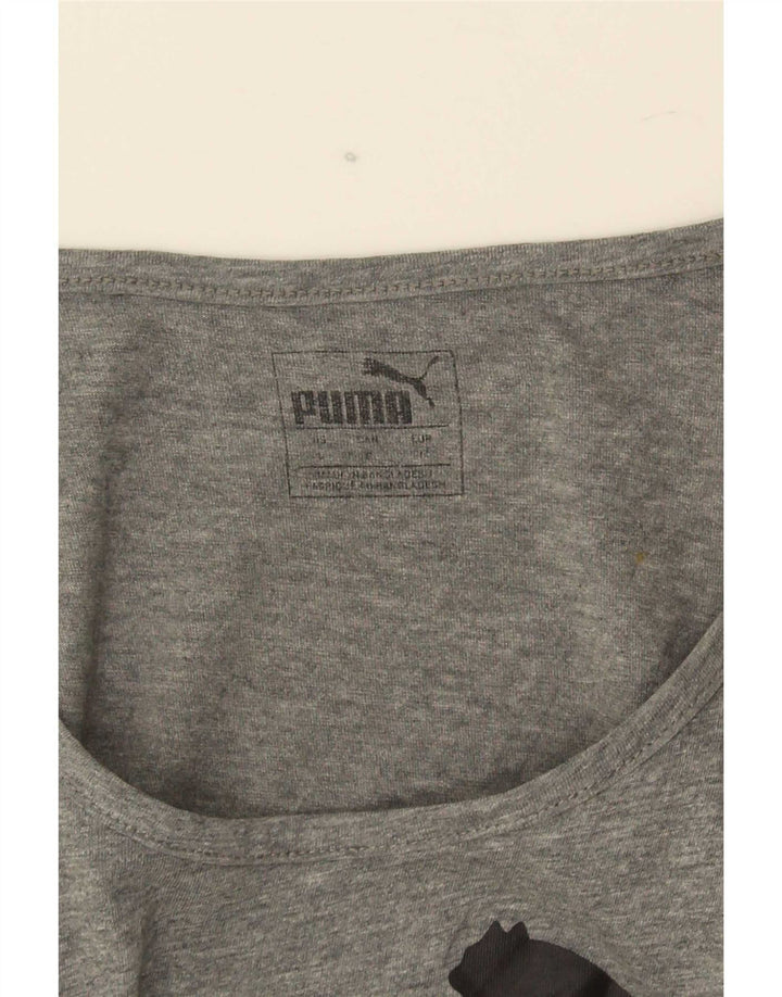 Ανδρικό γραφικό γιλέκο Puma με μεσαίο γκρι φλύκταινα