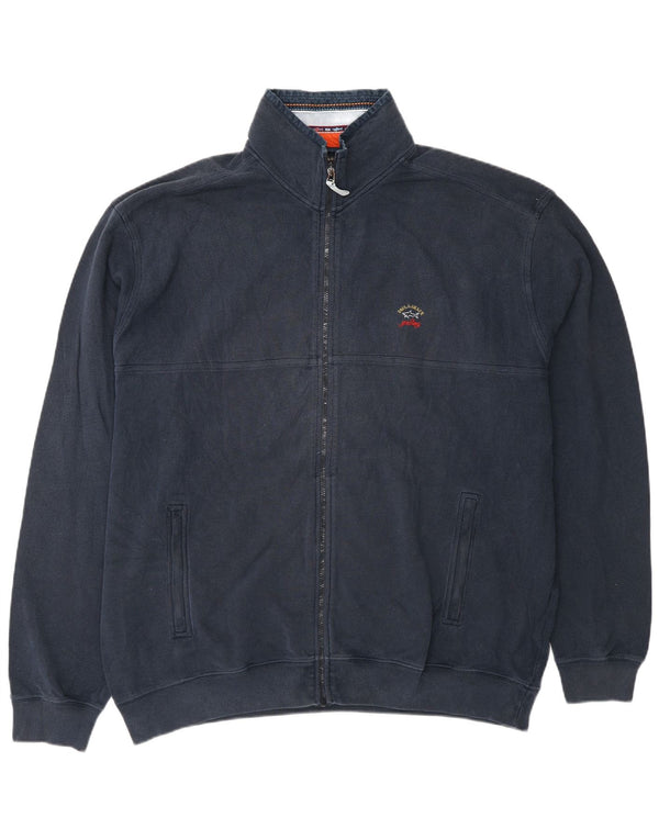 PAUL & SHARK Ανδρική αθλητική φόρμα Yachting Top Jacket 3XL Navy Blue Cotton