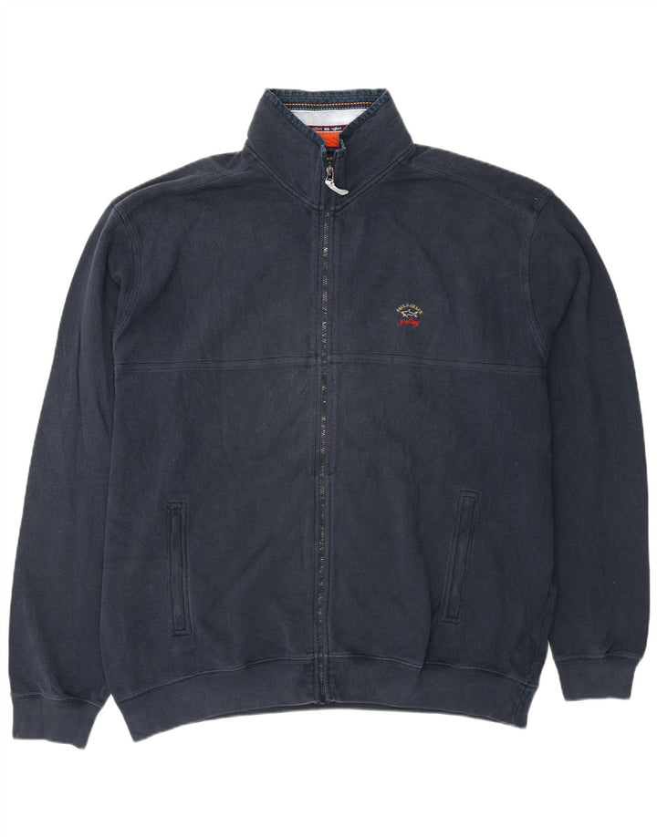 PAUL & SHARK Ανδρική αθλητική φόρμα Yachting Top Jacket 3XL Navy Blue Cotton